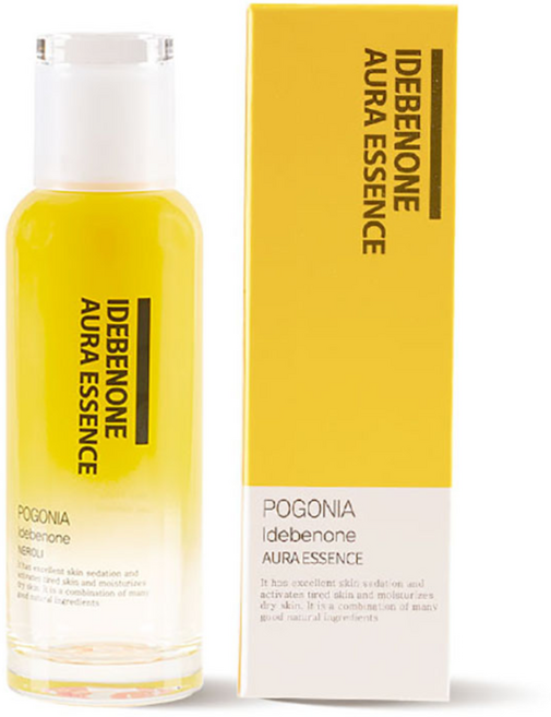 포고니아 이데베논 아우라 에센스 이데베논 3만ppm 사용 유화제 NO 110 ML 주름미백 기능성 인증, 1개, 100ml