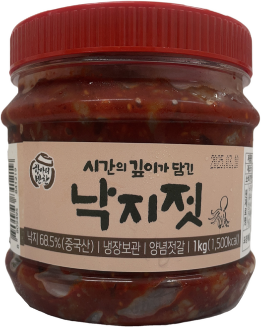 항아리반찬 낙지젓, 1개, 1kg
