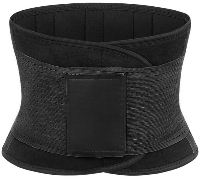 GUNU 요가 필라테스 코어 허리 보호대, 블랙, 1개