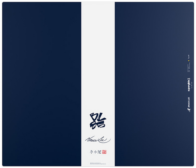 펄사 Bruce Lee 85주년 이소룡 에디션 슈퍼글라이드 유리 마우스패드 V3 - Navy, 1개, Navy (SGPXBRCL8501)