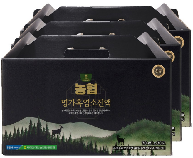 지리산마천농협 흑염소 진액 흑염소즙 70ml, 120개