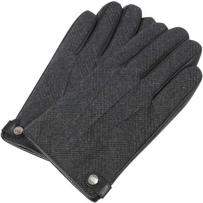 닥스셔츠 [25년FW신상품][선물인기상품] 양가죽&스몰체크 콤비로 심플 클래식한 남성 장갑