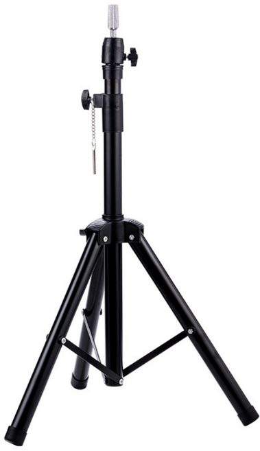 미용삼각대 고급 가발 미용 마네킹삼각대 마네킹 거치대, 1개