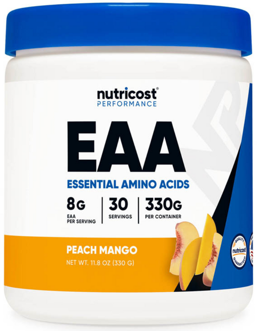 뉴트리코스트 EAA 파우더 30회분 복숭아 망고향, 1개, 330g