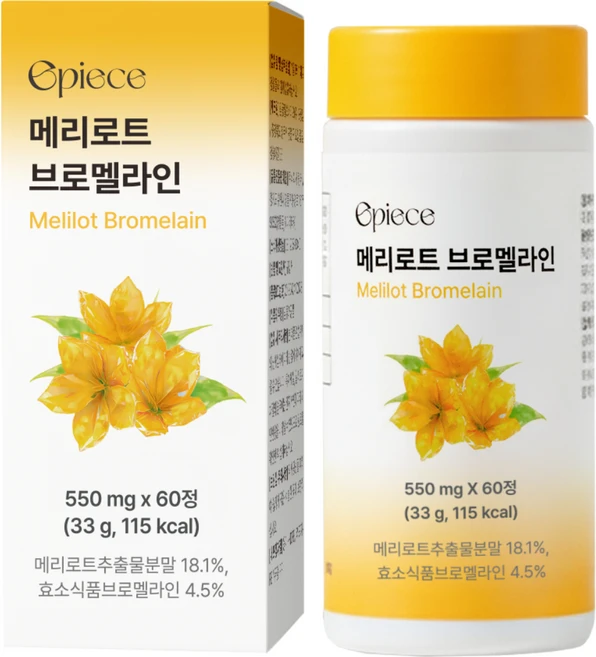 에피스 메리로트 브로멜라인, 1박스, 60정 - 쿠팡