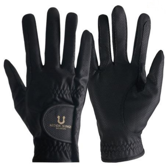 에코리즈 터치트랩 승마장갑, 블랙, 1개