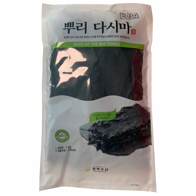 완도산 최고급 뿌리다시마, 1kg, 1개