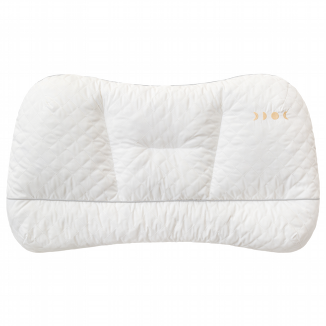 수면공감 라운드형 NEW 우유베개 하이브리드 기능성 경추 베개+전용커버, 화이트, 1개
