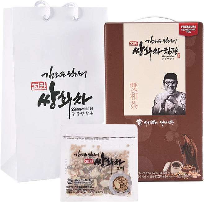 김오곤 원장의 진한 쌍화차 침향 명품 한방 전통 건강차 천연벌꿀 50포 100포, 1개