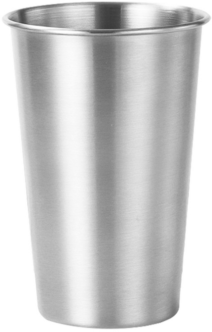 스텐304 스텐컵 대용량 600ml, 1개, 실버