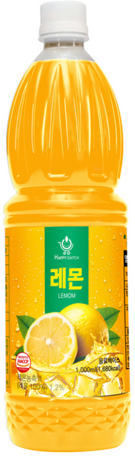 해피스위치 과일농축액 레몬 아이스티, 12개, 1L
