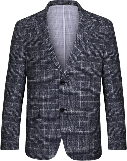 김영주 남성 봄 여름 체크나염 자켓 / 타공 메쉬 통풍 시원한 경량 남자 캐주얼 자켓 마이 여름정장