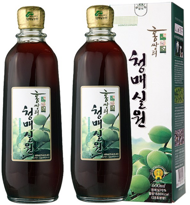 홍쌍리 청매실원 매실청 매실원액 매실농축액, 600ml, 4개
