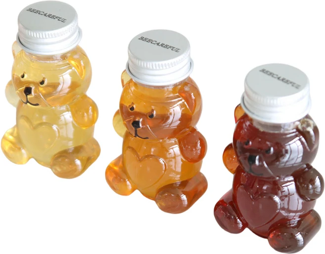 미니베어풀 비케어풀 국산 천연벌꿀 미니베어풀 곰돌이꿀 답례품, 아카시아, 1개, 90g - 쿠팡