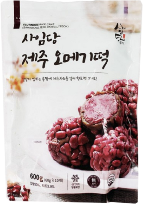 사임당떡 제주 오메기떡 찹쌀떡 50g, 10개
