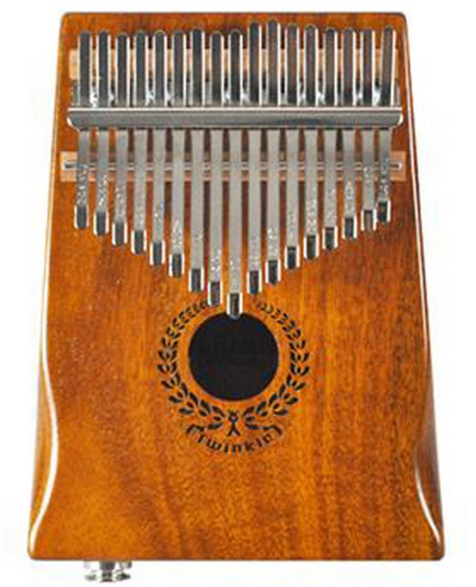 트윙클 칼림바 콘서트 픽업 장착 17음계 (반음계 자석2개입), 칼림바+하드케이스, 1개