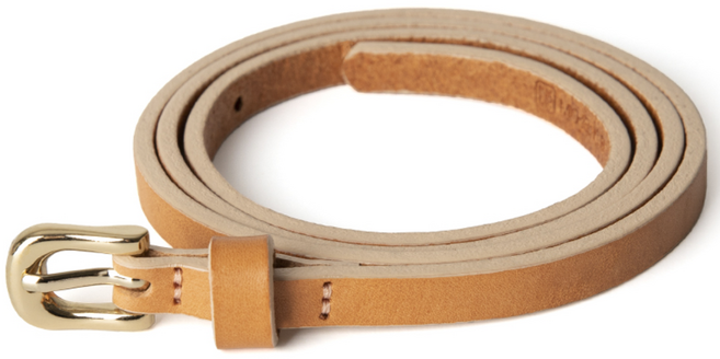 쁘띠 여성 이태리 통가죽 슬림벨트