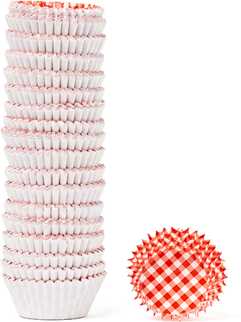 이지피지 레드 도시락 반찬컵 원형, 1세트, 250개입