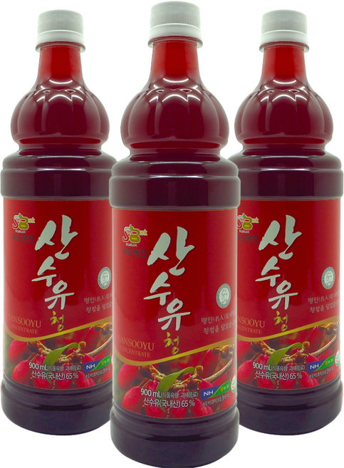 산수유원액 900ml 국내산 1개, 2개