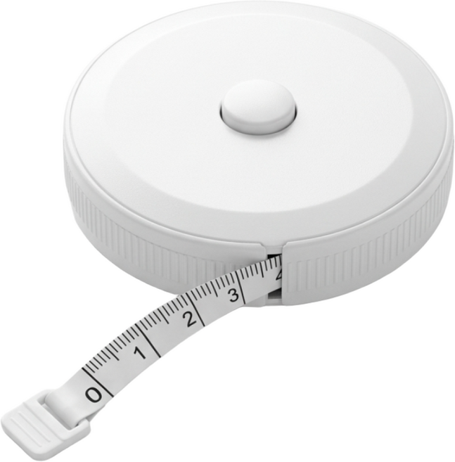 무무드림 심플리 휴대용 미니 줄자 다이어트 피팅줄자, 2개