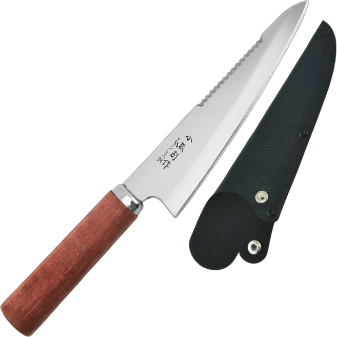 월렉트 일본 명장 스텐 사시미 회칼 칼집 세트, 1개, 월렉트 실버