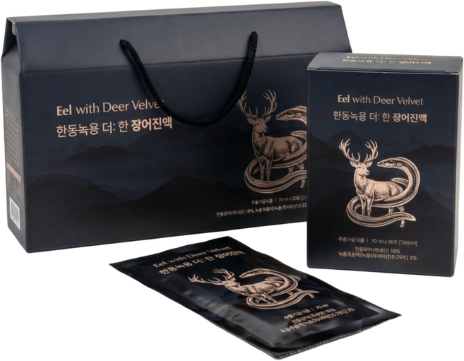 한동녹용 더:한 장어진액, 30개, 70ml