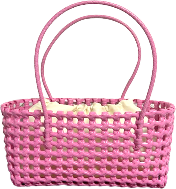 오로르클레망 [이너백포함] 최화정가방 6컬러 PVC 바구니 빨대가방 숄더백 토트백 피크닉 젤리백 물놀이가방 비치백 휴가 가방 목욕가방 사우나