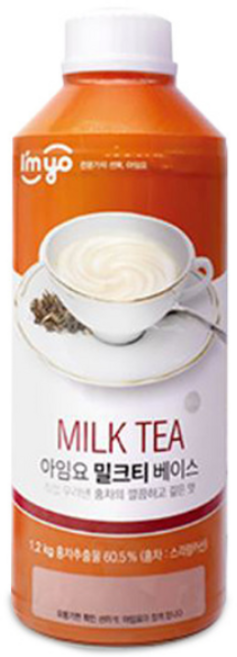 아임요 밀크티 베이스, 1.2kg, 1개