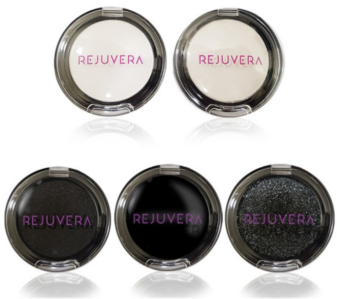 레쥬베라 블랙 화이트 아이섀도우, 펄쉬머 블랙, 1개