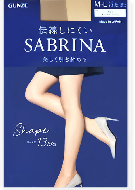 MADE IN JAPAN 사브리나 무지 팬티스타킹(베이지)