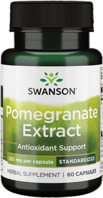 스완슨 석류 추출물 스탠더다이즈드 250mg 캡슐, 1개, 60정 - 쿠팡