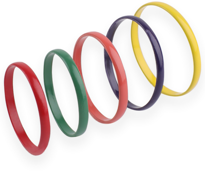 얇은 레이어드 가드링 데일리 실반지 5개 세트