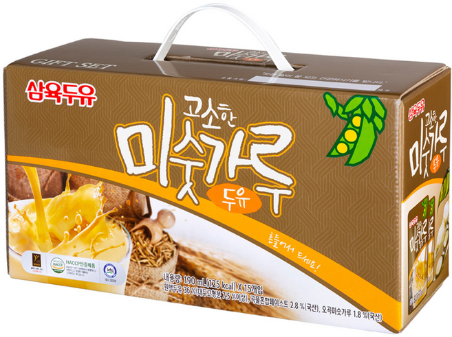 삼육두유 미숫가루 두유, 190ml, 45개