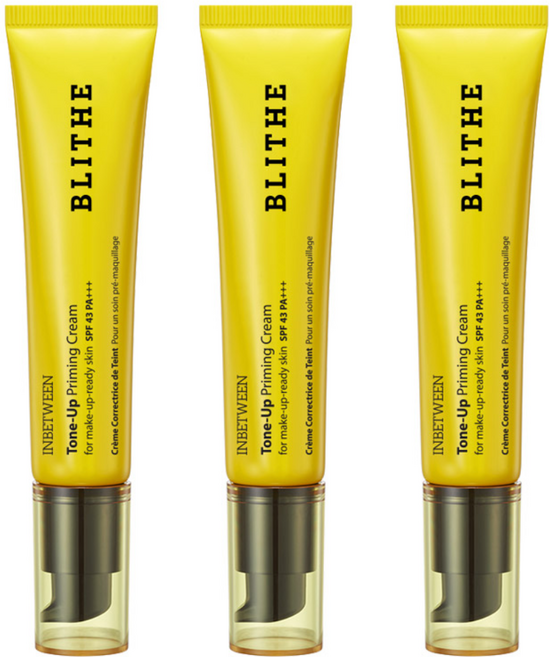 블라이드 모공 프라이머 저자극 미백 SPF 톤업크림 30ml 인비트윈 포어 프라이밍 2개l(유통기한 2027.03.24), 3개