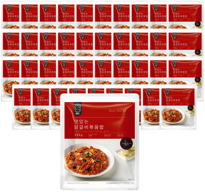 허닭식단 맛있는 닭갈비볶음밥 250g, 40개