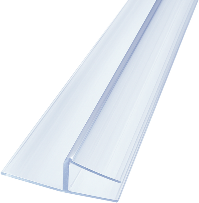 (New) 샤워부스 프로파일 물막이 유리문 쫄대 물튐방지, 투명