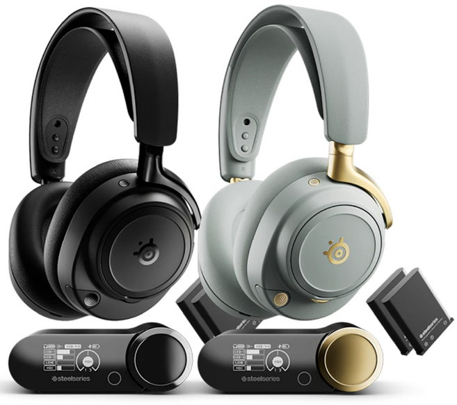 SteelSeries 賽睿 Arctis Nova Elite 無線電競耳機, 黑