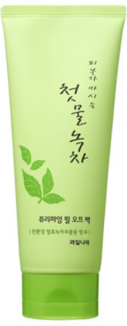 과일나라 웰코스 첫물녹차 퓨리파잉 필 오프 팩 150g, 1개입, 10개