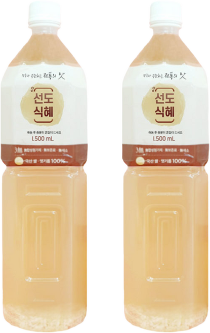 선도식혜_프리미엄100%국산전통식혜 선도식품, 1.5L, 4개