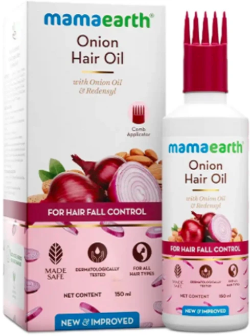 Mamaearth Onion Hair Oil with Onion Oil Adds Strength & Shine 200 ml, 2개, 150ml - 쿠팡