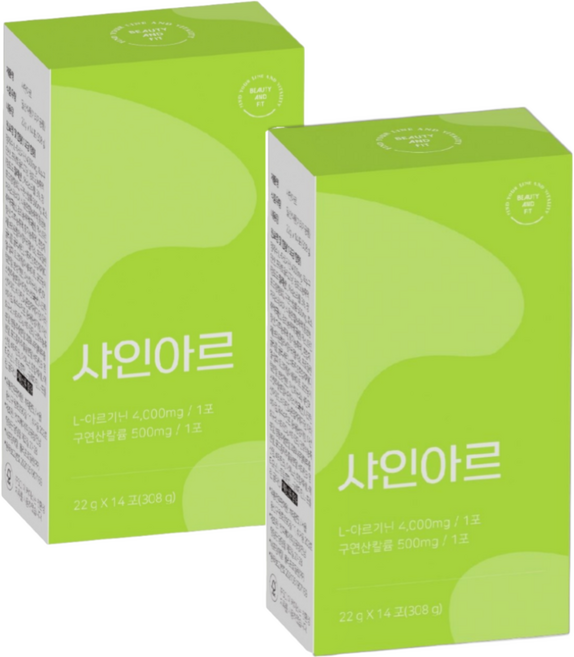 부기케어 에너지부스터 칼륨 아르기닌 샤인아르4000mg 2박스 구성 2box (28포), 28개, 22ml