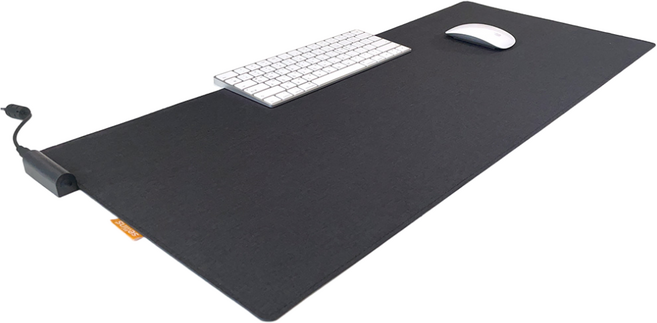 셀인스텍 DC온열 데스크패드 SE-M800 발열 매트 키보드 마우스 장패드, 1개, 블랙