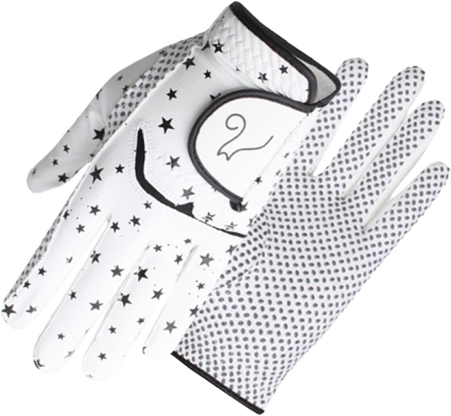 브렌스 스타실리콘 합피 여성 양손 테니스장갑, 21호, 1개