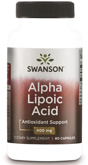 스완슨 알파 리포산 600mg 캡슐, 60개입, 1개, 60정