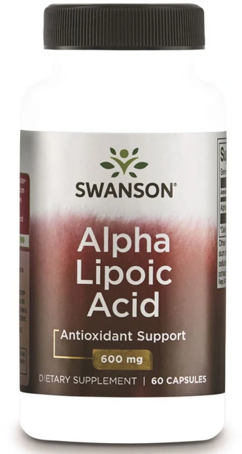 스완슨 알파 리포산 600mg 캡슐, 60개입, 1개, 60정 - 쿠팡