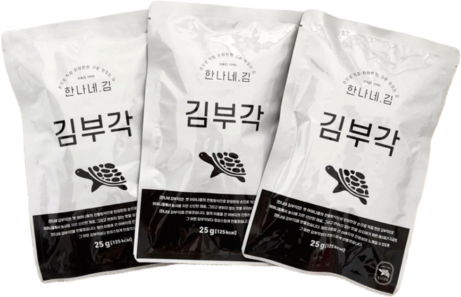한나네김 (찹쌀 김부각)전통 수제 찹쌀 부각, 12개, 25g