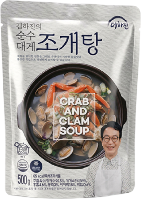 더하진 김하진의 순수대게 조개탕, 10개, 500g