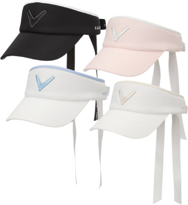 캘러웨이 2026 우먼스 달리아 바이저 여성용 골프모자, 블랙