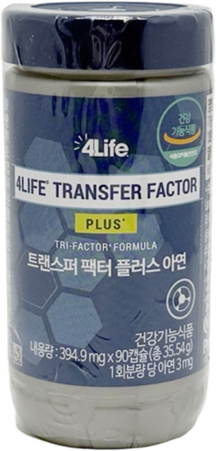 포라이프 트랜스퍼 팩터 플러스 아연, 90정, 1개