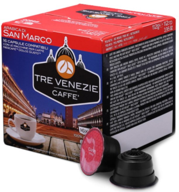 트레베네치아 돌체구스토 호환 캡슐 커피 산마르코, 7g, 16개입, 1개